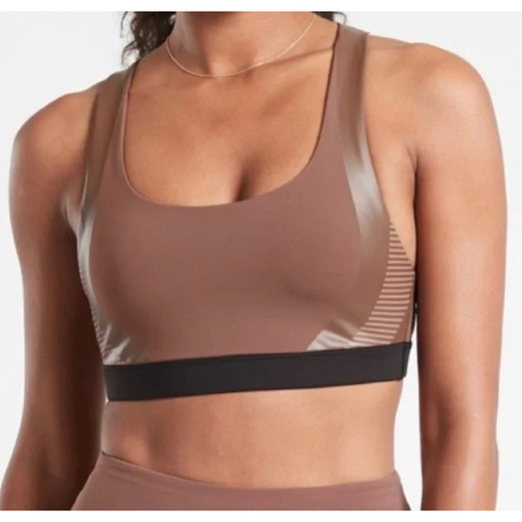 Athleta Other - Allyson Felix X Athleta Legends Collab Sports Bra Mauve Size M Racerback Lined